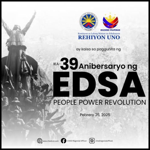 Ika-39 na anibersaryo ng EDSA People Power Revolution