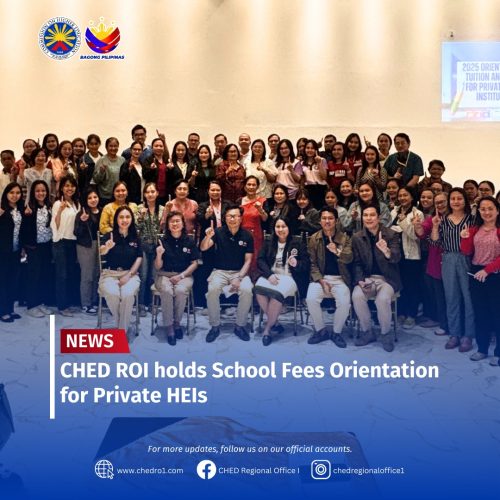 CHED ROI holds School Fees Orientation for Private HEIs