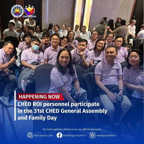 CHED ROI personnel participate in the CHED General Assembly and Family Day ​