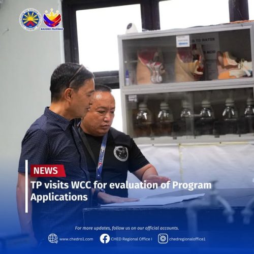 TP Visits WCC for evaluation of Program Applications