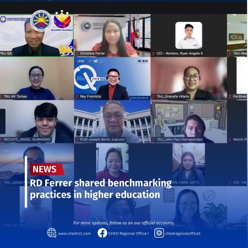 RD Ferrer shared benchmarking practices in higher education