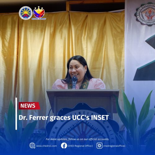 Dr. Ferrer graces UCC’s INSET